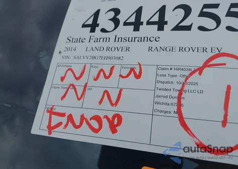 2014 Land Rover Range Rover Evoque Prestige из США, поврежденный, VIN SALVV2BG7EH903082